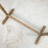 インダストリアル 無垢材×アイアンハンガーラック