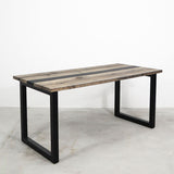 【限定商品】テーブル×国産ミズナラ落雷樹 ラスティックスタイル