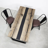 【限定商品】テーブル×国産ミズナラ落雷樹 ラスティックスタイル