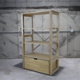 【全4色】ナチュラルウッドシュルフ/ストッカータイプ