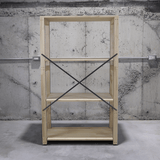 【全4色】ナチュラルウッドシェルフ