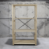 【全4色】ナチュラルウッドシェルフ