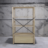 【全4色】ナチュラルウッドシュルフ/ストッカータイプ