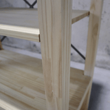 【全4色】ナチュラルウッドシェルフ