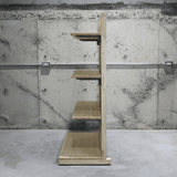 【全4色】ナチュラルウッドゴンドラ/片面ステージタイプ