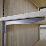 【全4色】ナチュラルウッドゴンドラ/片面ストッカータイプ