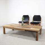 インダストリアル 無垢材ローテーブル