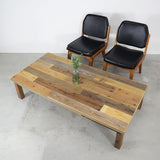 インダストリアル 無垢材ローテーブル