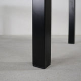 インダストリアル無垢材テーブル/アイアンバーレッグス