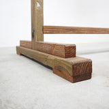 インダストリアル 無垢材×アイアンハンガーラック