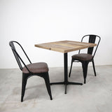 インダストリアル 無垢材カフェテーブル