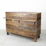 インダストリアル 無垢材カウンター