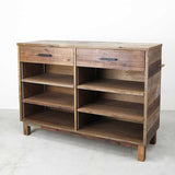 インダストリアル 無垢材カウンター