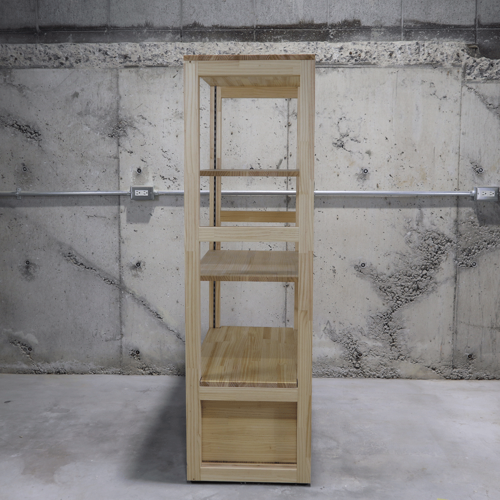 全4色】ナチュラルウッドシュルフ／ストッカータイプ – DREAM SPACE